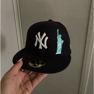 Navy Fitted Hat